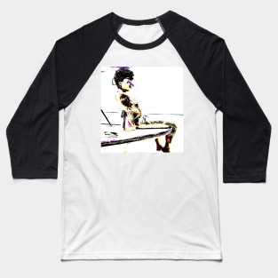 Tatoo babe sunbath Baseball T-Shirt